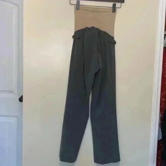 Motherhood Maternity light, gray dress pants - Picture 3 of 7